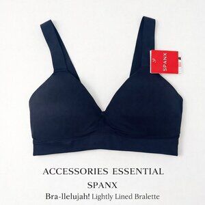 SPANX Bra-llelujah! Lightly Lined Wirefree Bralette Black Small NWT